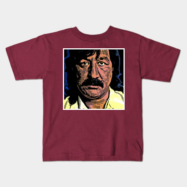 Leonard Peltier (AIM) Kids T-Shirt by truthtopower